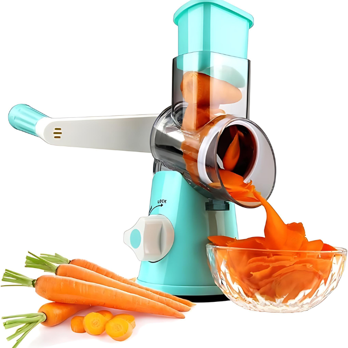 3 in 1 Manual Rotary Vegetable Drum Cutter