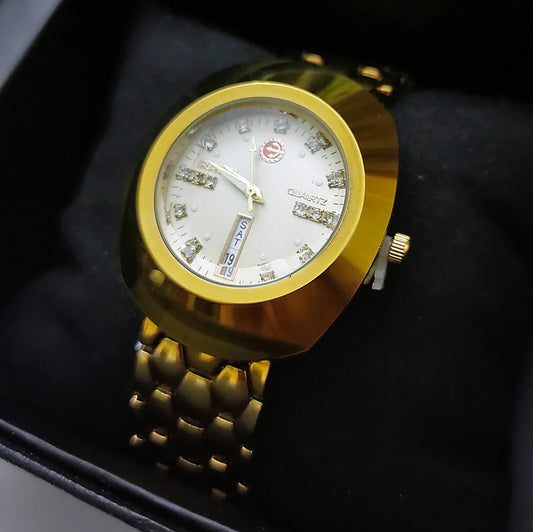 AA+ OVAL GOLDEN WATCH